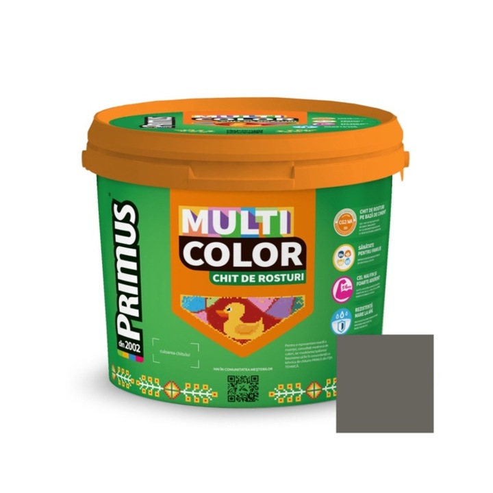 Фугираща смес за плочки и под Primus Multicolor B25 хайвер, интериор/екстериор, 5 кг