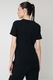 Converse, Tricou cu imprimeu metalizat Chuck Taylor, Negru, Maro, Albastru, 2XS