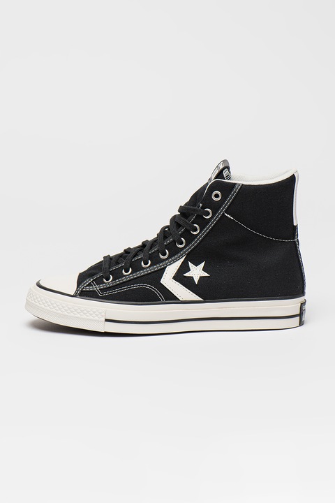 Converse, Pantofi sport Star Player 76, Alb/Negru