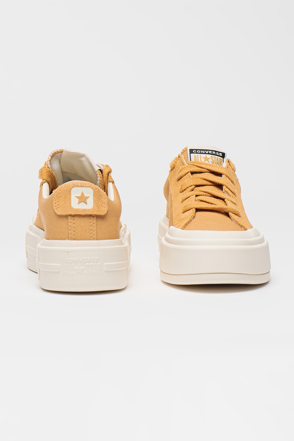 Converse, Pantofi sport low cut Chuck Taylor All Star, Maro Ocru