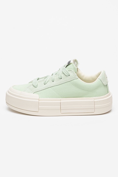 Converse, Pantofi sport flatform Chuck Taylor All Star Cruise, Verde pal