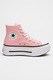 Converse, Lift Double Stack cipő, Fehér/Rózsaszín