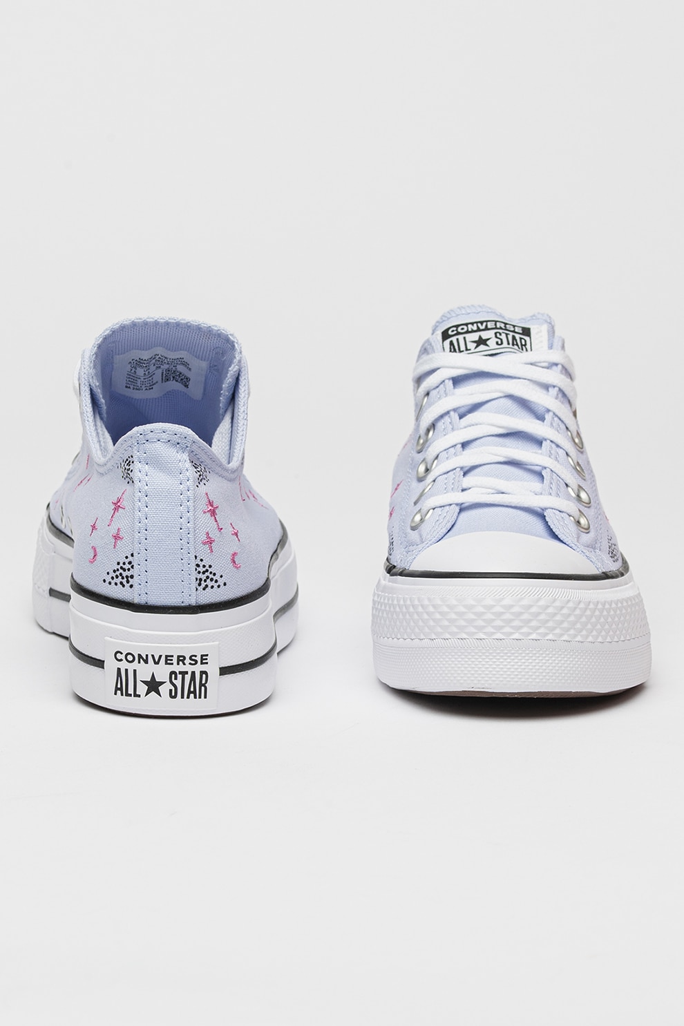 (´・ω・｀) 　LYFT Pantofi sport femei Converse Ctas Lift Hi, Negru, 37