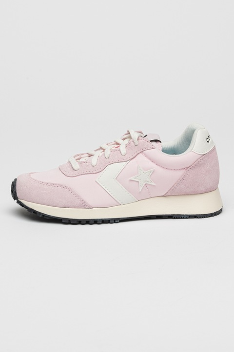 Converse, Кецове Omega с велур, Бял/Пастелнорозов