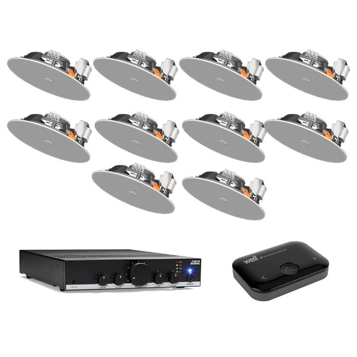 Sistem 10 boxe tavan, Audac, CENA506, Bluetooth