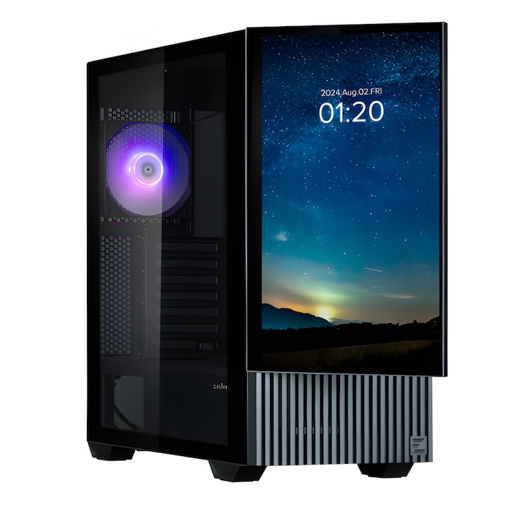 Кутия за компютър Zalman Z10 DS, черна
