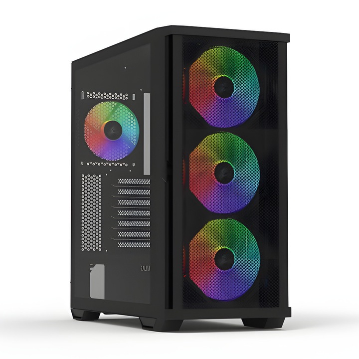 Carcasa Kolink Void Rift RGB TG Midi-Tower Black Window ATX