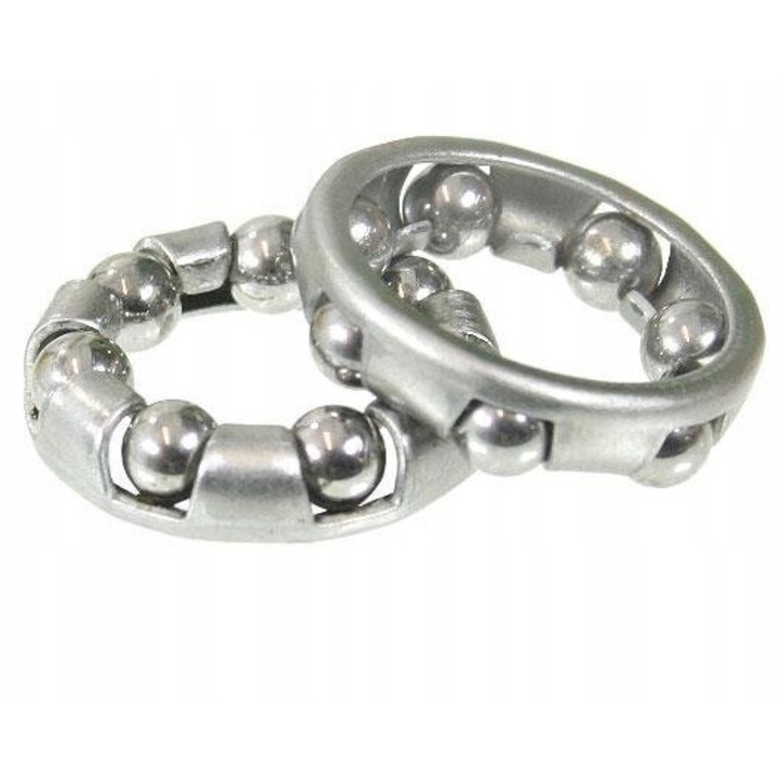 Rulment cu bile pentru pedale, rowerek.pl, Otel, 5/32''x7, 11.2x18.4mm, Argintiu