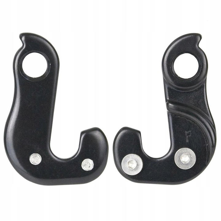 Алуминиева закачалка за рамка за заден дерайльор IB-GW5-W, съвместима с GH-038, 55.3x37.4x4.2 мм, 18 г, монтажен комплект