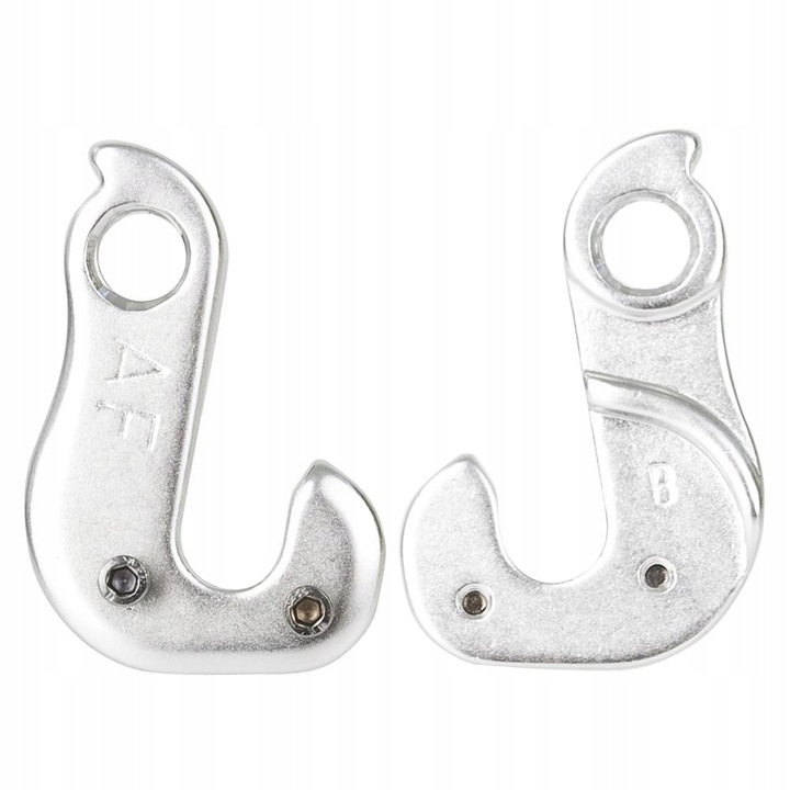 Алуминиева закачалка за рамка за заден дерайльор WL-HG5-W, rowerek.pl, 55.3x37.4x4.2 мм, M4, 18 г