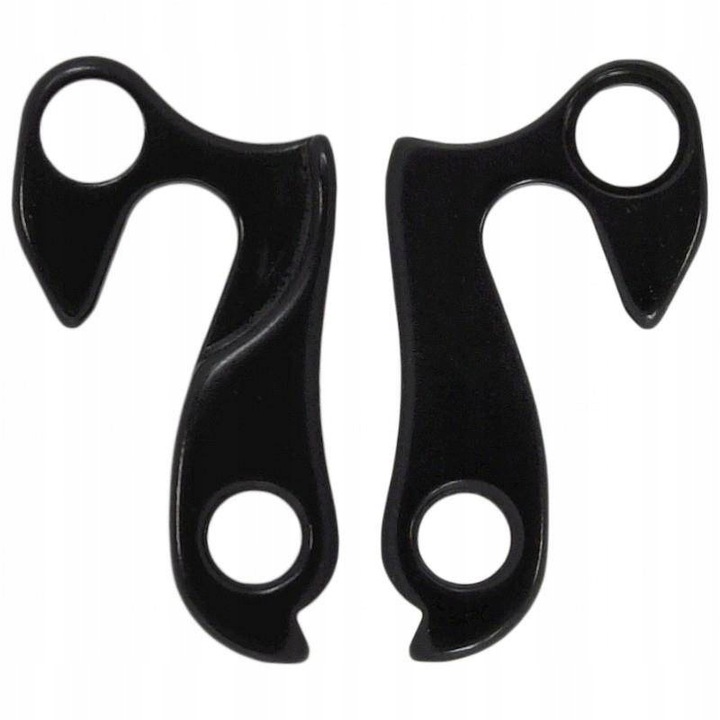 Umeras cadru din aluminiu pentru schimbatorul spate , rowerek.pl, negru, 16g, set cu surub de montare