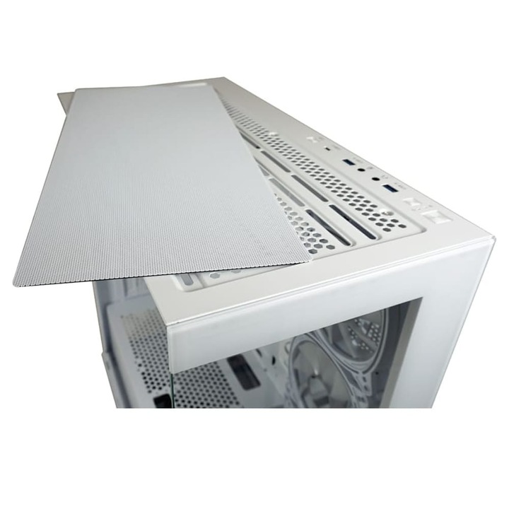 LC Power Gaming 715W - Seamless_Pale_X PC hát, fehér