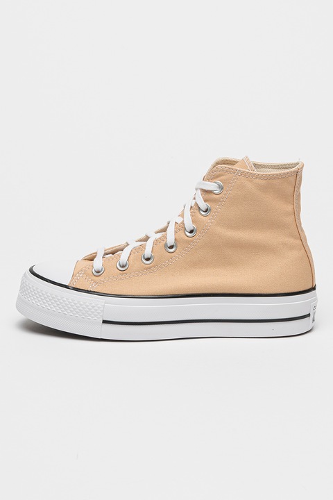 Converse, Кецове All Star Lift с платформа, Бежов