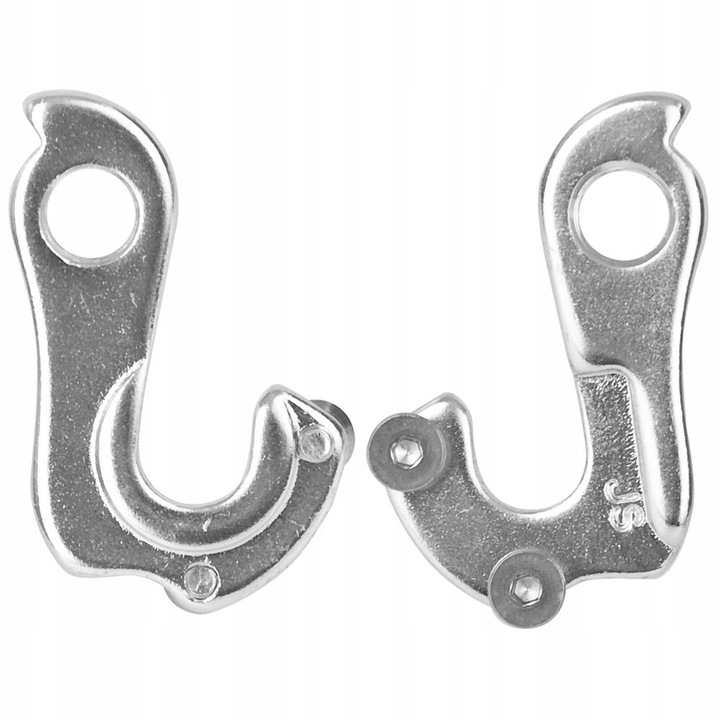 Umeras cadru din aluminiu pentru schimbator spate, compatibil GH-243, 46,2x32,1x4,4/7,4mm, 14g, set montaj inclus