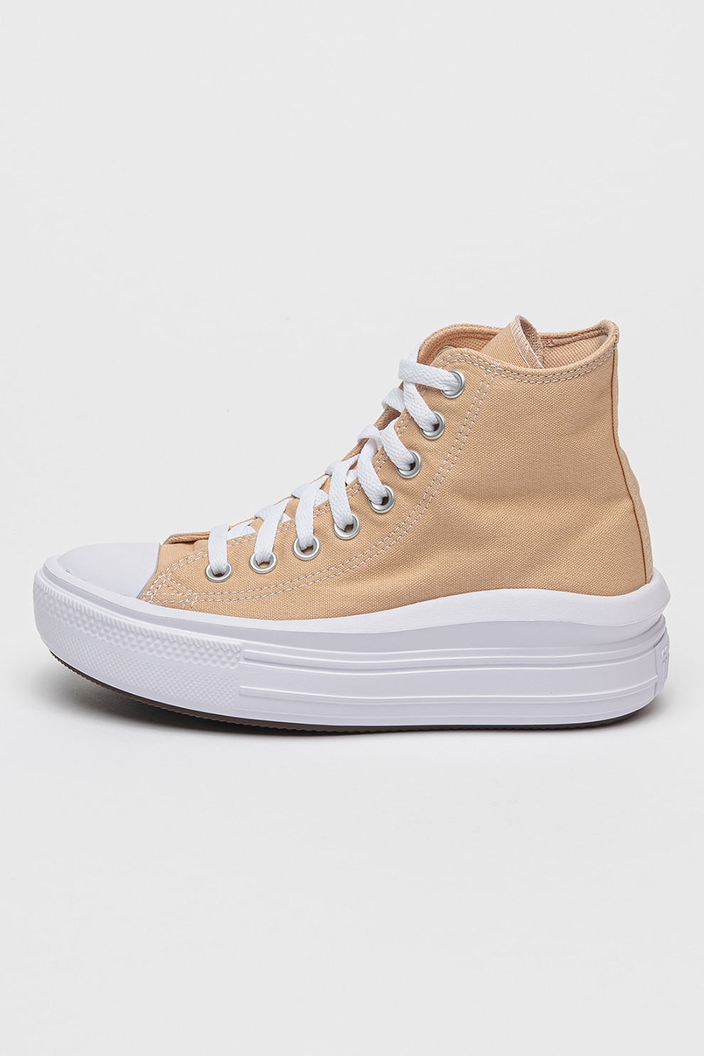 Converse, Pantofi sport canvas cu platforma Move, Bej, 38 EU