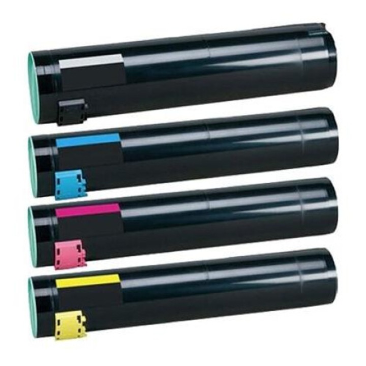 Комплект от 4 тонер касети LEX945 черни 36000 страници, сини, червени, жълти, 22000 страници Съвместими Lexmark X 940 E Lexmark X 940 Series Lexmark X 945 E