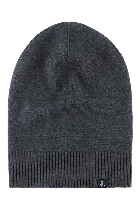 OMBRE, Caciula striata din bumbac, Gri inchis