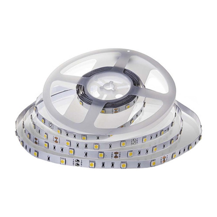 LED лента smd5050 30led/m 6400k ip20 5m V-tac