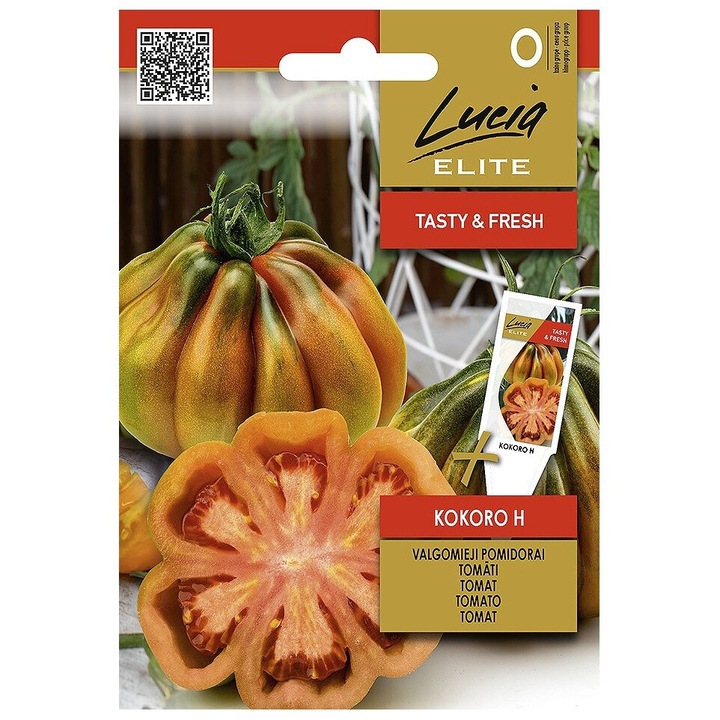 Seminte, Tomate Kokoro H, Lucia Elite, plic, 5 buc