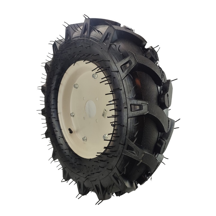 Roata Broman, ZEP, 6.00-12 pentru Motocultor, cu Flansa Inclusa, Ideala pentru Utilizarea pe Terenuri Agricole