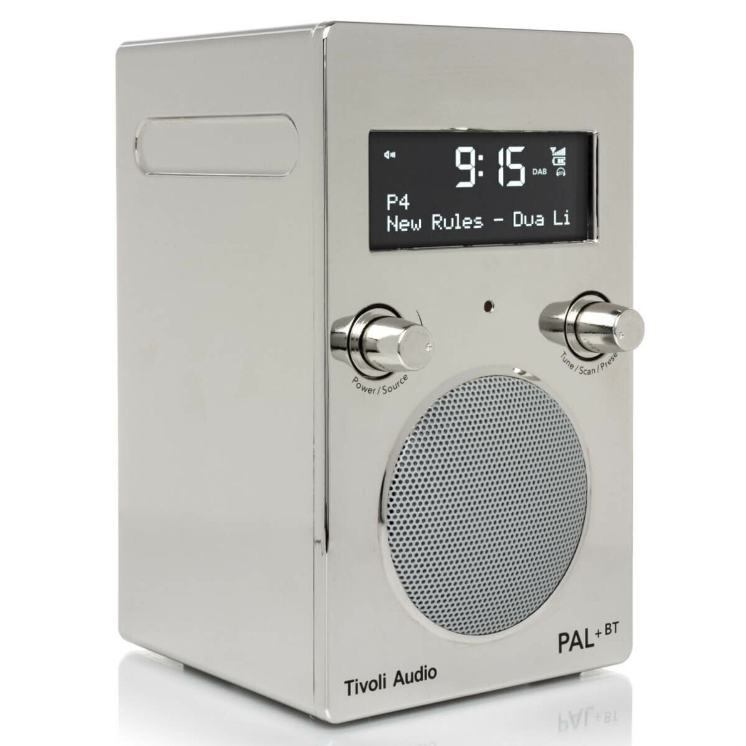 Radio portabil Tivoli Audio PAL+ BT, argintiu, Bluetooth