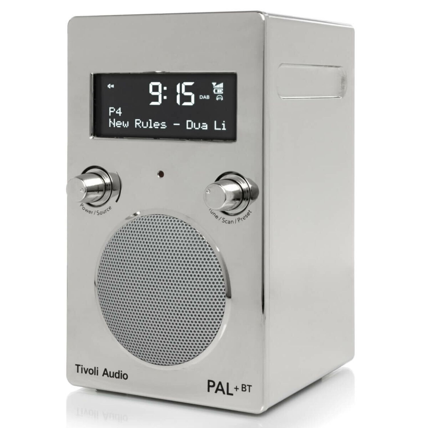 Radio portabil Tivoli Audio PAL+ BT, argintiu, Bluetooth