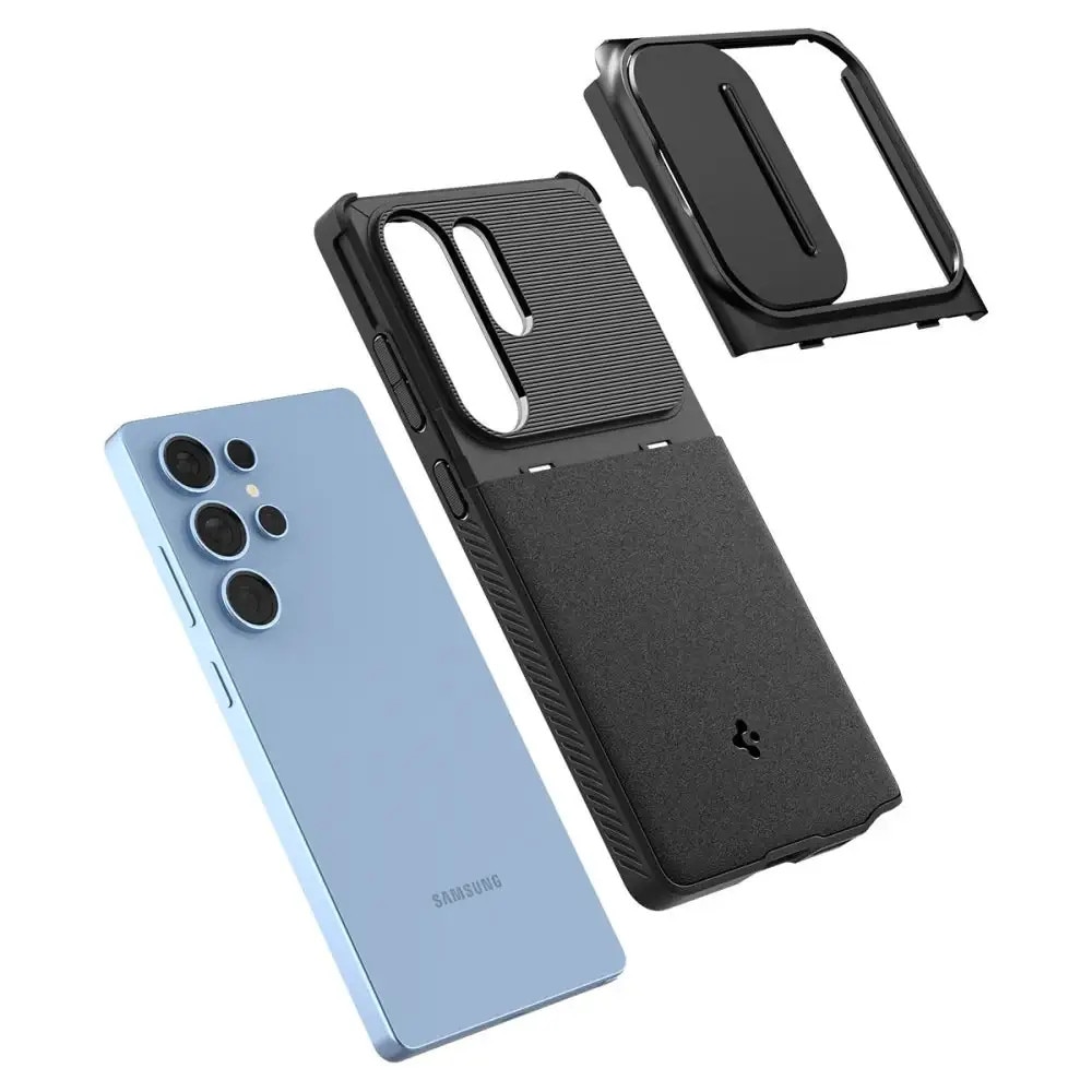 Husa Samsung Galaxy S25 Ultra - Spigen Optik Armor - Black