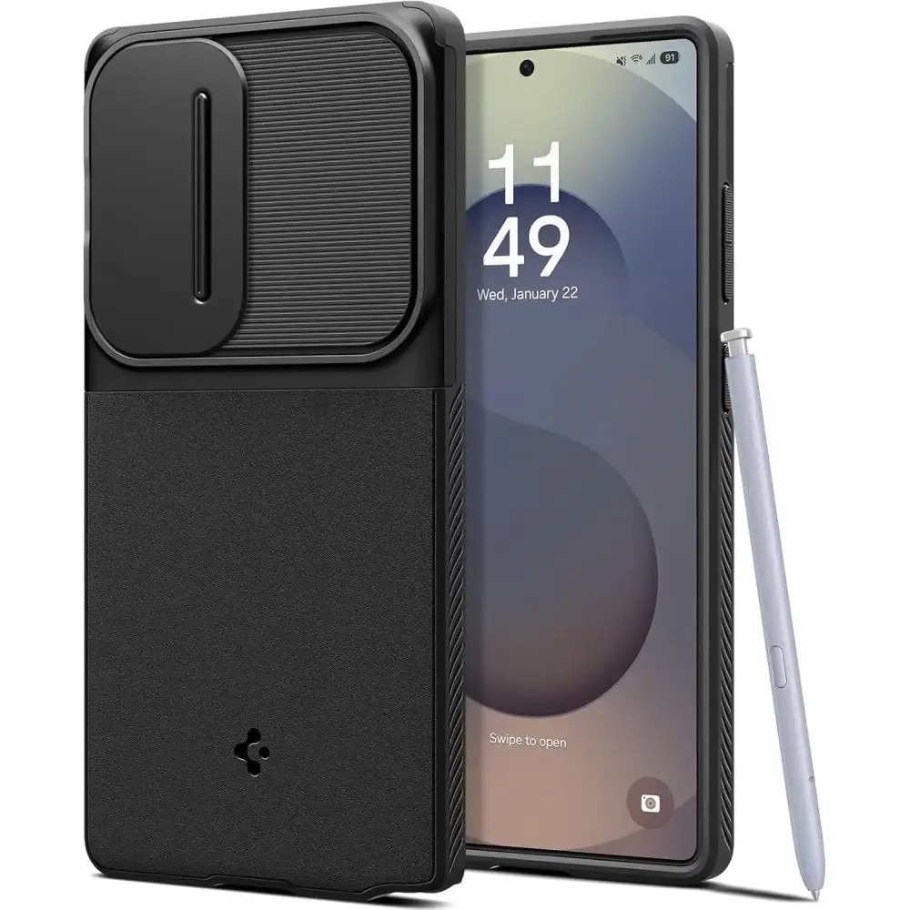 Husa Samsung Galaxy S25 Ultra - Spigen Optik Armor - Black