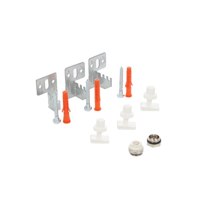 Kit accesorii pentru calorifer otel, 11 elemente, L > 1600