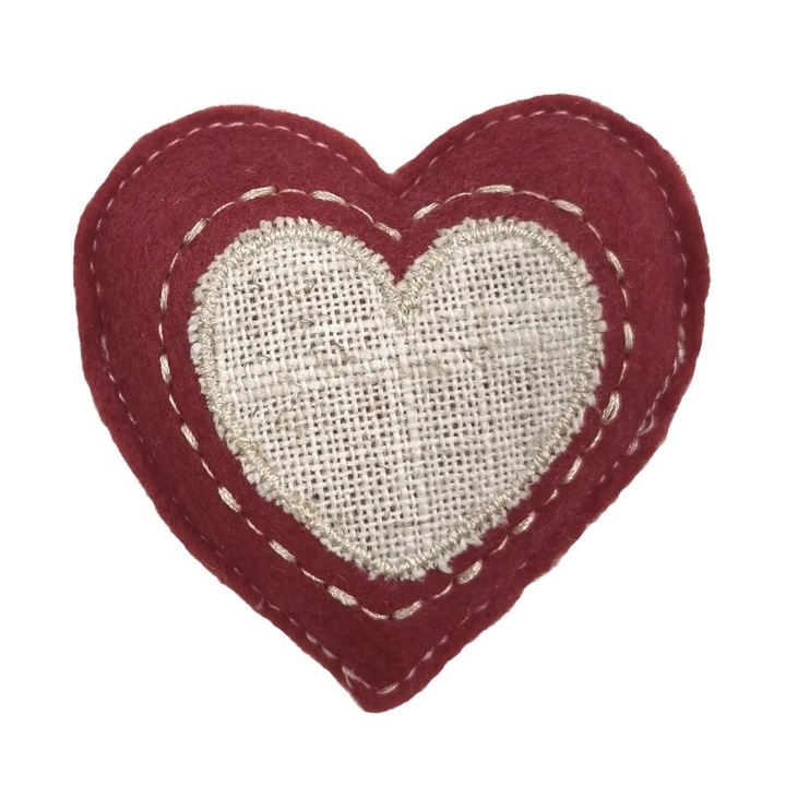 Inima cu elastic 6cm