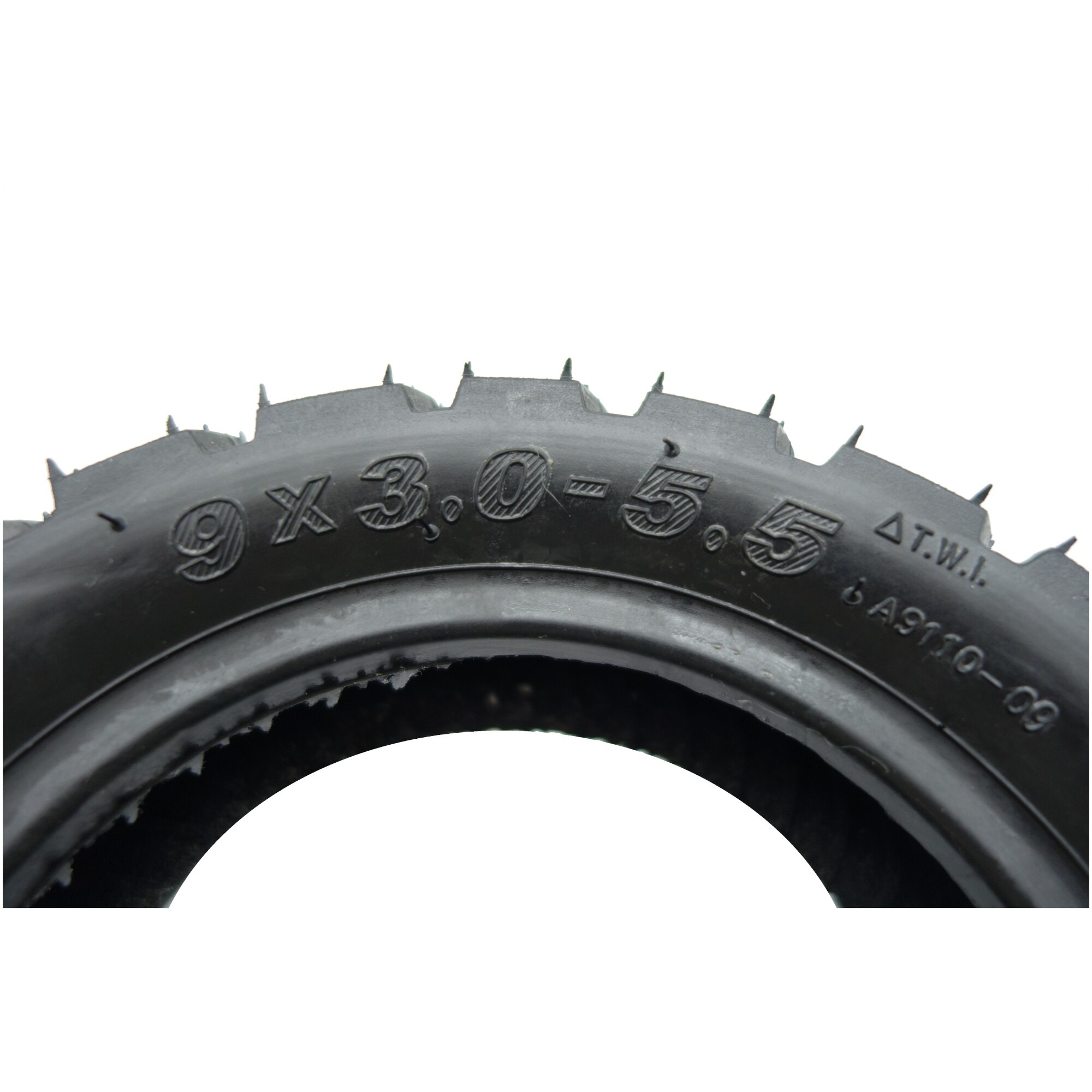 Ensemble Roues Avant/arrière Pour Trottinette Kukirin G2 Pro DB – Pneus Sans Chambre 9x3.0-5.5 – Meilleure Adhérence