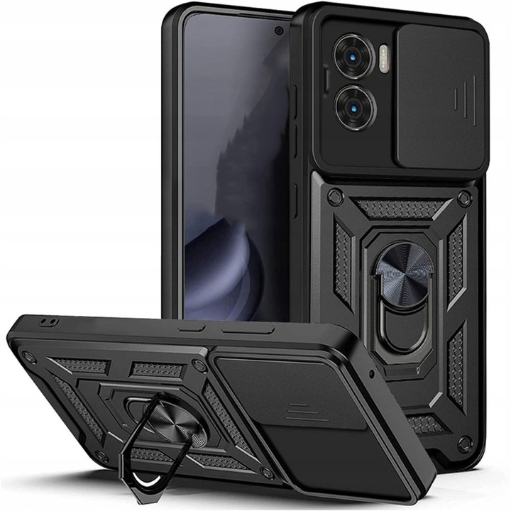 Кейс за xiaomi poco x7 pro - camshield - черен