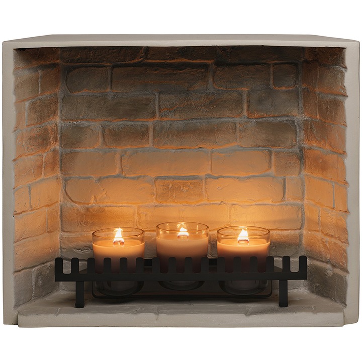 Tagu Zenflame elektromos kandalló, Gyertyákkal