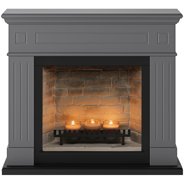 TAGU Larsen Solid Grey Zenflame kandalló (gyertyákkal), FM462GR3-D611