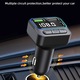 Модулатор на зарядно устройство Smartix, Bluetooth, 3 кабела iOS, Android Type-C, BT 5.0, черен