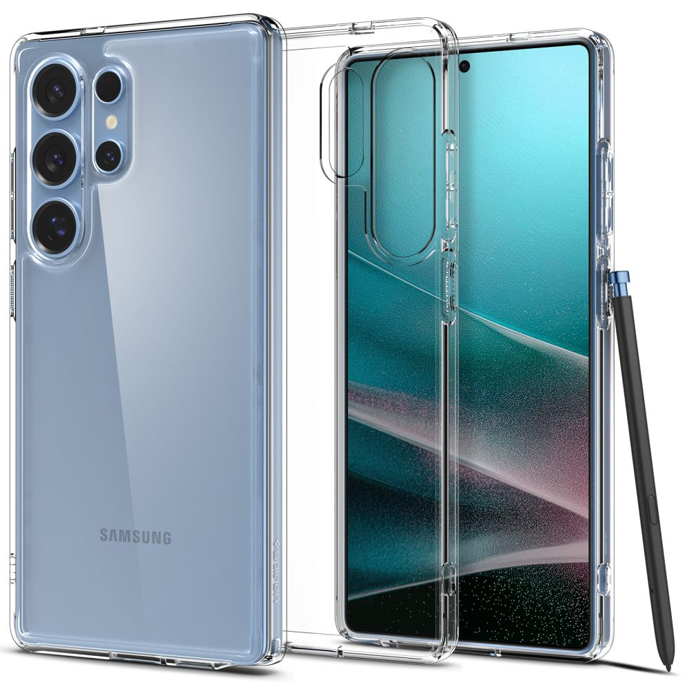 Carcasa Spigen Ultra Hybrid compatibila cu Samsung Galaxy S25 Ultra Crystal Clear
