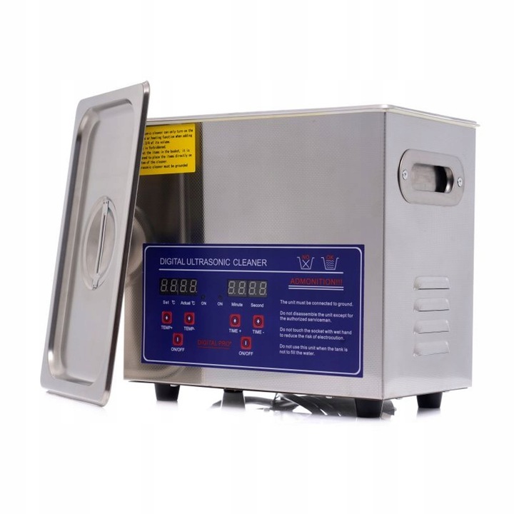 Ultrahangos tisztító 6,5 literes 230 W-os LCD KD449 KraftProfesional