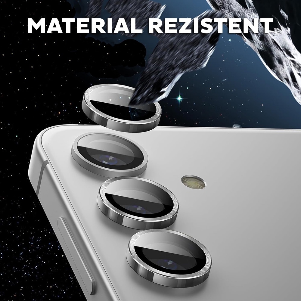 Folie Camera Daden din sticla pentru Samsung S25 Plus, Full Cover, Protectie Profesionala, Ultra Rezistenta, Calitate Premium, Argintiu