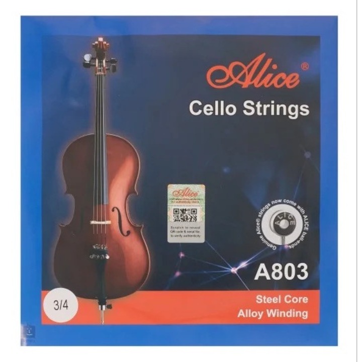 Set Corzi pentru Violoncel 4/4 - Alice A803