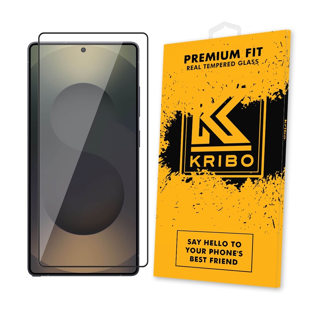 Folie sticla securizata pentru Samsung S25 Ultra, Deblocare Prin Amprenta, Kribo Premium Fit, Transparenta HD, Protectie Ecran Premium, Full Cover, Full Glue