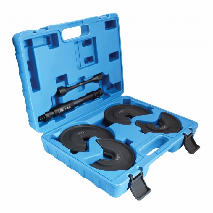 Set presă arcuri suspensie, Satra, pentru brat fata si spate, control cuplu 100 Nm, diametru brat oscilant