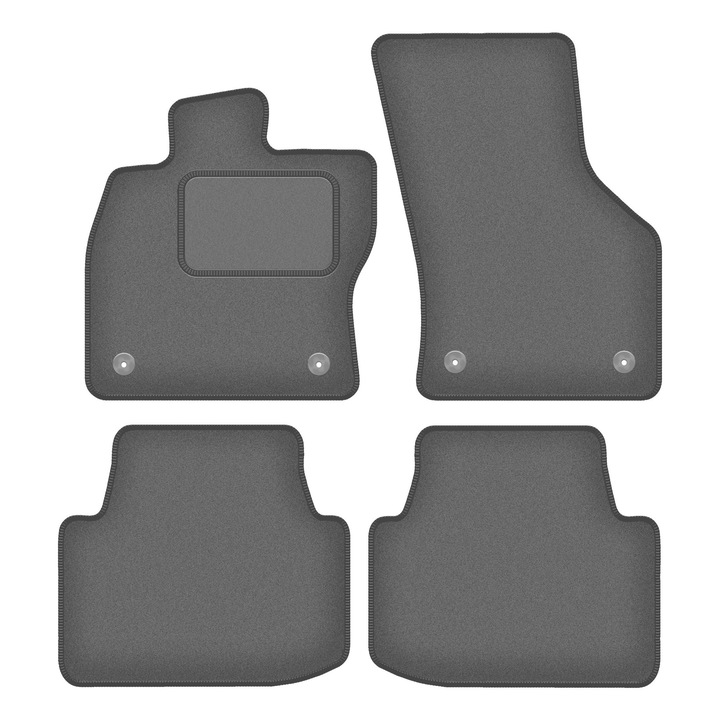 Set covorase auto, 4 bucati, presuri auto, pentru: Volkswagen Passat B8 (2015-) sedan, break, variant, alltrack grafit, Wielganizator