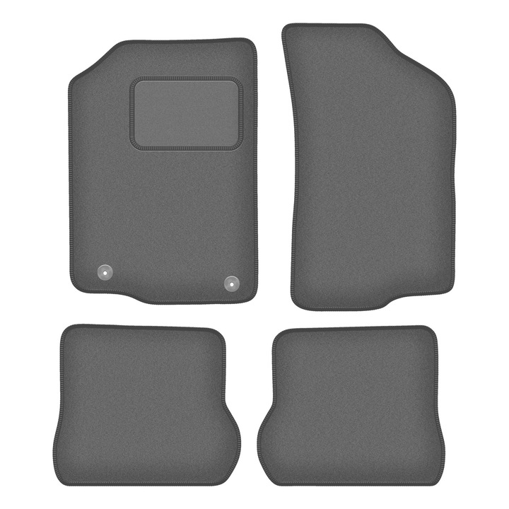 Set covorase auto, 4 bucati, presuri auto, pentru: Volkswagen Scirocco II (1981-1992) coupe grafit, Wielganizator