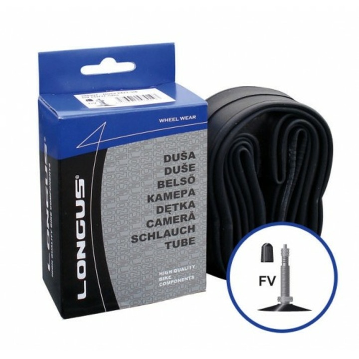 Longus kerékpár gumi belső 26x1,95/2,125 Presta valve FV