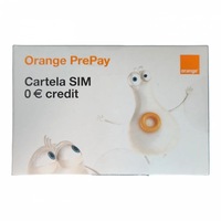 Set cartela SIM preplătită, Orange, număr nou, 7 zile valabilitate, 0 EURO credit