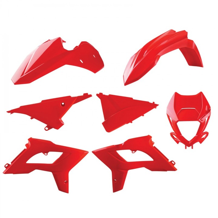 Kit de restilizare plastic POLISPORT Restyling Kit Beta RR 2T/4T (2013-17) RED