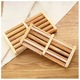 Set 2 aparate de masaj pentru picioare, 10 role, din lemn, 26,5x15x3,5cm