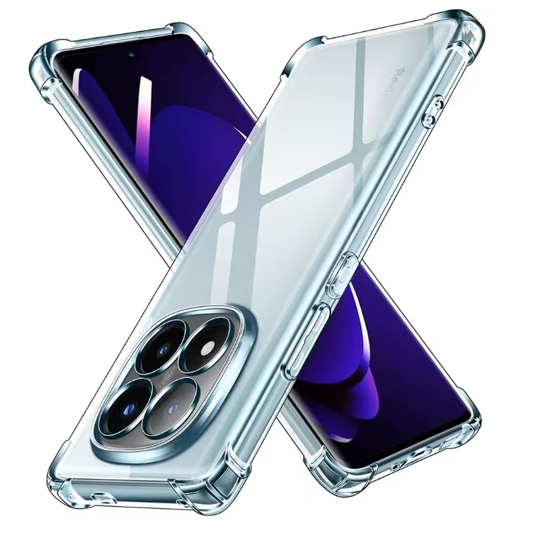 Husa protectie Mat-Tech compatibila cu Xiaomi Redmi Note 14 Pro 5G/ Note 14 Pro Plus 5G, Protectie Camera, Colturi anti-soc, Decupaje Precise, Rezistenta la impact, Transparenta