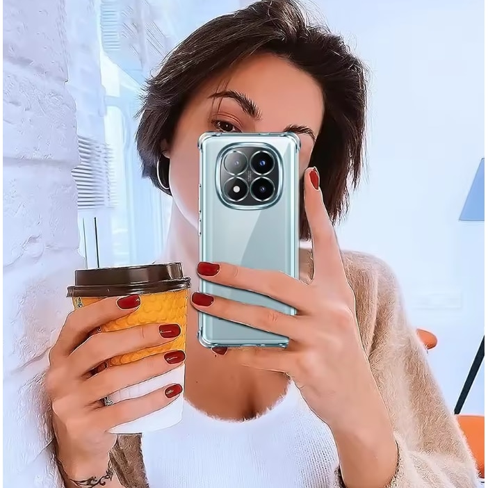 Husa protectie Mat-Tech compatibila cu Xiaomi Redmi Note 14 Pro 5G/ Note 14 Pro Plus 5G, Protectie Camera, Colturi anti-soc, Decupaje Precise, Rezistenta la impact, Transparenta