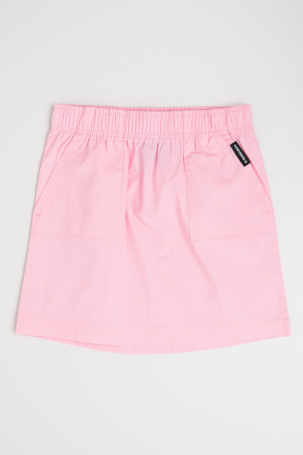 Converse, Fusta mini cu talie elastica, Roz, 140-155 CM